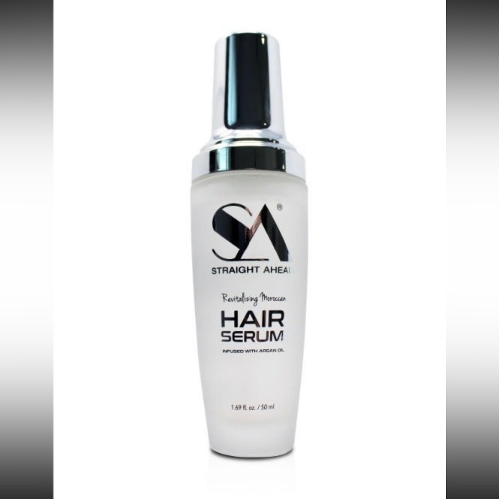 Straight ahead hair serum